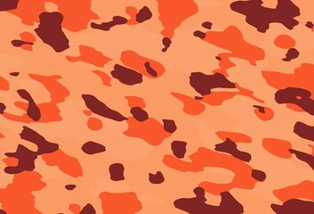 Camouflage seamless pattern. Abstract modern illustration military backgound. Fabric textile print tamplate.