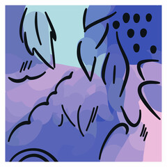 Abstract trendy universal artistic templates. Good for cover, invitation, banner, placard, brochure, poster, card, flyer and other.