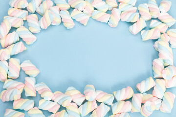 Multicolored Marshmallows - Tasty, Colorful And Fluffy Marshmallows.