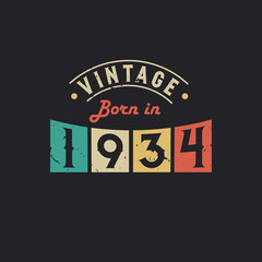 Vintage Born in 1933. 1933 Vintage Retro Birthday