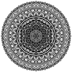 Hand drawn Mandala. Vintage decorative elements