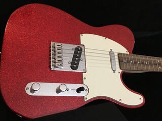 Electric Guitar Red Glitter