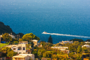 Villas in Marina Piccola (little bay), Capri island, Capri