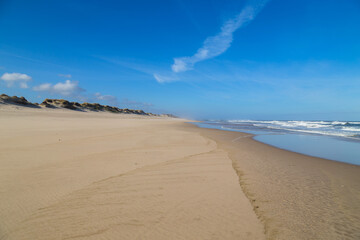Fototapeta na wymiar Beautiful beach in Sao Martinho do Porto