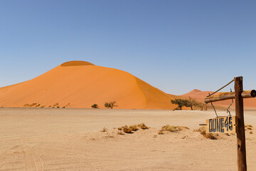 Fototapeta na wymiar Dune 45, Sossusvlei, Namibia