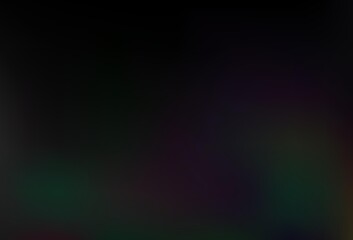 Dark Black vector bokeh template.