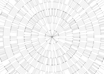 ドットとサンバーストの背景