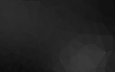 Dark Silver, Gray vector blurry triangle texture.