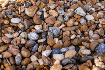 background of pebbles