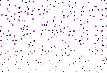 Light Pink, Blue vector pattern in polygonal style with circles.