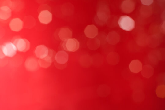 Background red holiday abstract light bouquet and glitter Abstract with red background