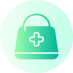 first aid kit gradient icon