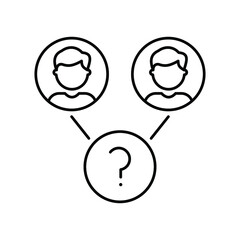 User question Isolated Vector icon which can easily modify or edit

