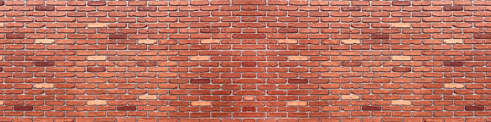 Seamless Brick Pattern, red brick wall texture for background.