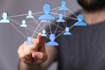 Unity group and teamwork concept