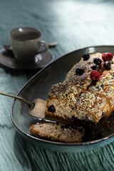 Berry pudding