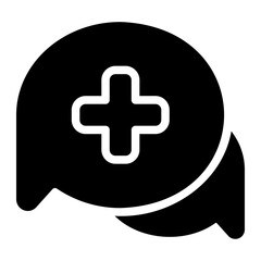 consultation glyph icon