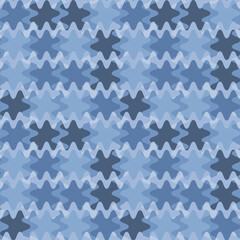 A seamless pattern on a square background is a patchwork mat made of different colored spots