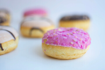 macaroons on a wooden table