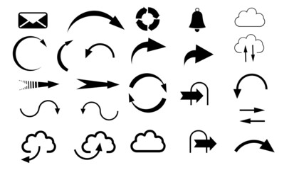 A set of arrow icons