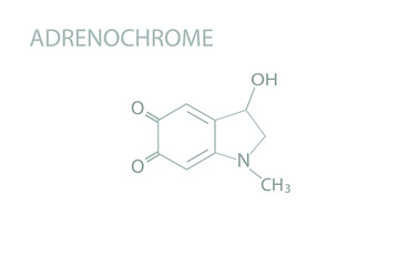 Adrenochrome molecular skeletal chemical formula.	