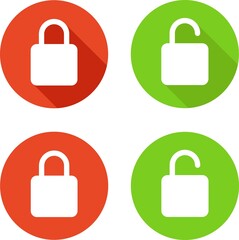 Lock vector icon. Security symbol. Lock web button design. Security system. Vector isolated lock icon.