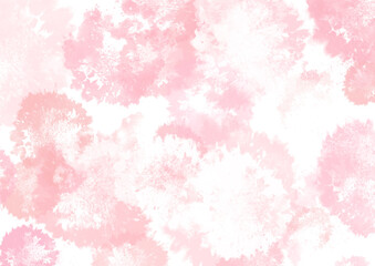 水彩絵具風の背景　ピンク