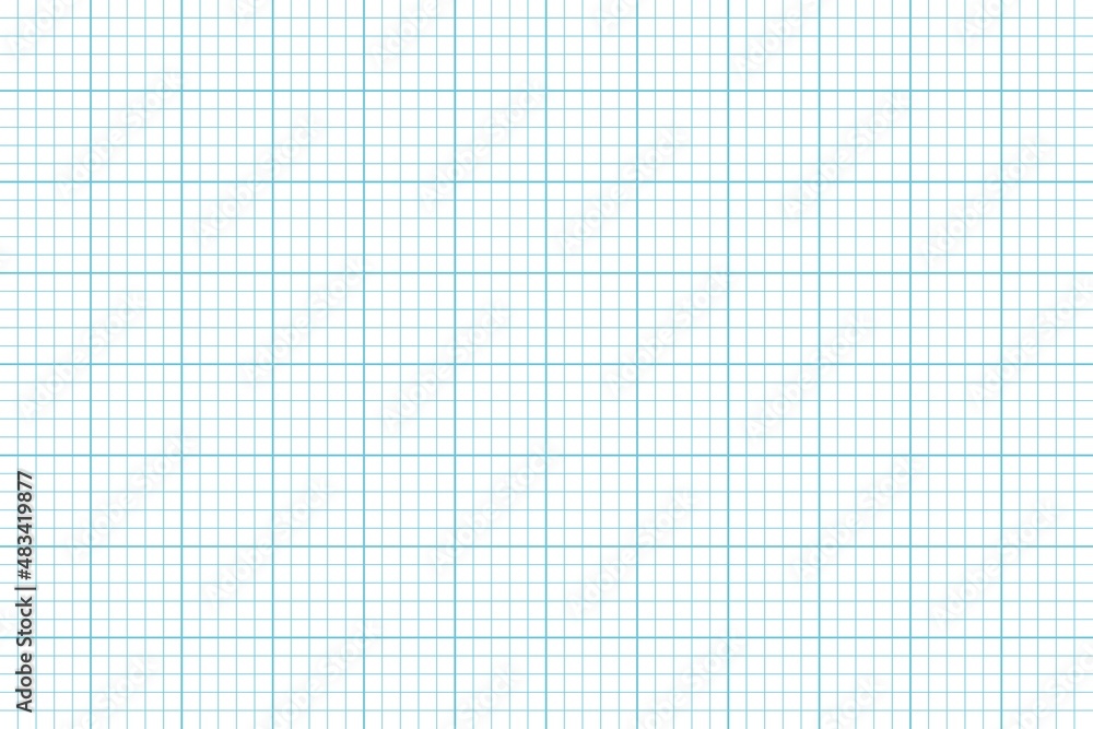Poster page of paper with square grid background for notice. educational vector