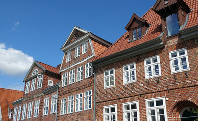 Fototapeta na wymiar Häuser in der Altstadt von Lüneburg