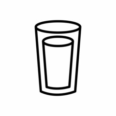 Glass Water Icon Design Vector Logo Template Illustration Sign And Symbol