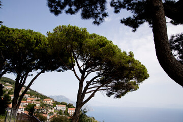 view of the Amalfi coast