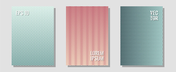 Certificate layouts vector graphic design set.