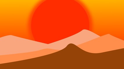 abstrack background landscape mountain for desktop wallpaper and banner