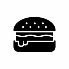 Burger, Hamburger Icon Design Vector Logo Template Illustration Sign And Symbol