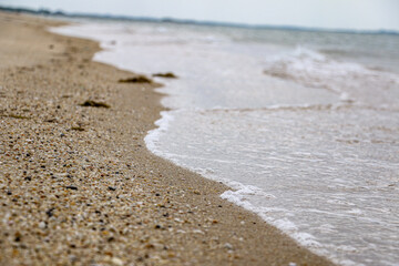 waves on the beach