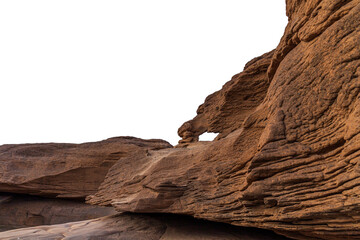 Big rock, isolated on the white background 