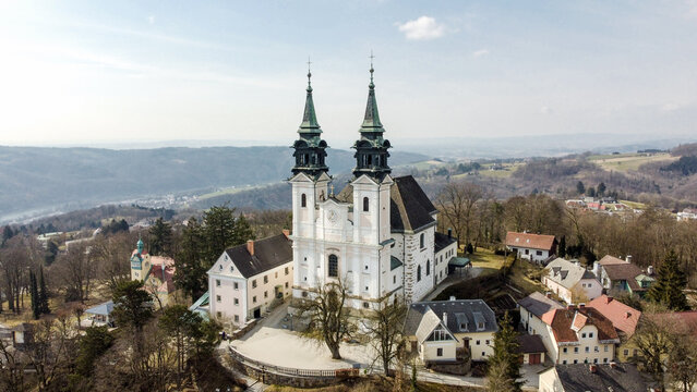 AUT, P&ouml;stlingberg, P&ouml;stlingbergkirche, Wallfahrtsbasilika, Wahrzeichen, Linz