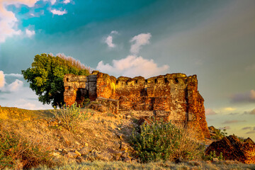 Fototapeta premium sunset over the Fort