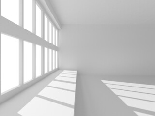 Obraz premium Abstract White Architecture Design Concept