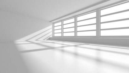 Fototapeta premium Abstract White Architecture Design Concept