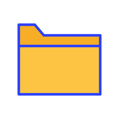 Folder Document Vector icon which is suitable for commercial work and easily modify or edit it

