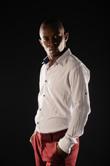 Fototapeta premium Businessman in studio