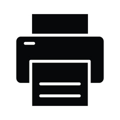 Printer Vector icon which is suitable for commercial work and easily modify or edit it

