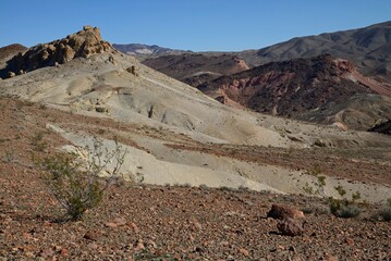 Varied terrain, Mojave Desert, California, USA