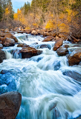 Carson River in the Sierra Nevadas of California