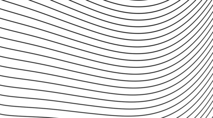 Stripes optical art. Trendy cover background design. Abstract line background. Thin line on white background 