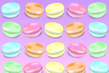 Background macaroons