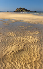 Beautiful Corrubedo Beach in Galicia, Spain