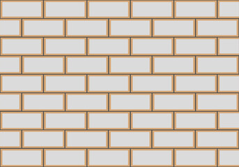 Background, brickwork, brickwork wall. Vector illustration
