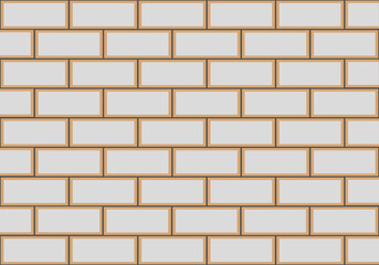 Background, brickwork, brickwork wall. Vector illustration
